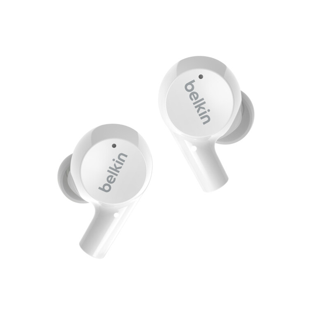 Belkin SOUNDFORM Rise True Wireless In-Ear Headphones - White in Qatar Belkin SOUNDFORM Rise True Wireless In-Ear Headphones - White in Qatar